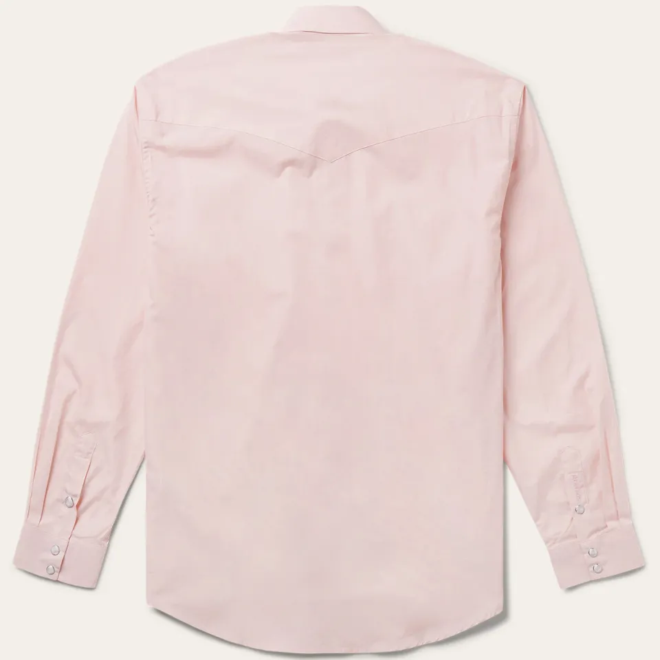 Online Stetson End-On-End Western Shirt Pink
