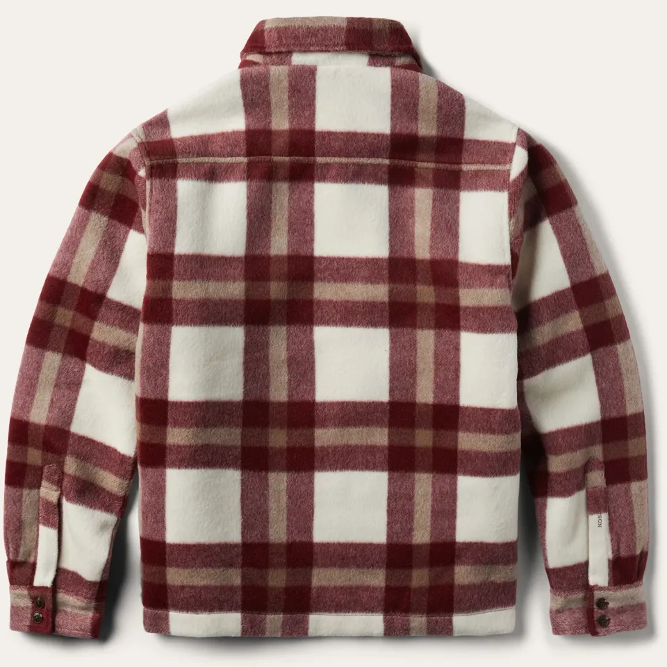 Online Stetson Plaid Lined Jac-Shirt Red