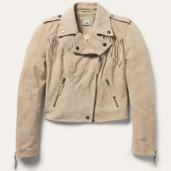 Best Stetson Premium Suede Moto Jacket Tan