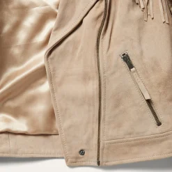 Best Stetson Premium Suede Moto Jacket Tan