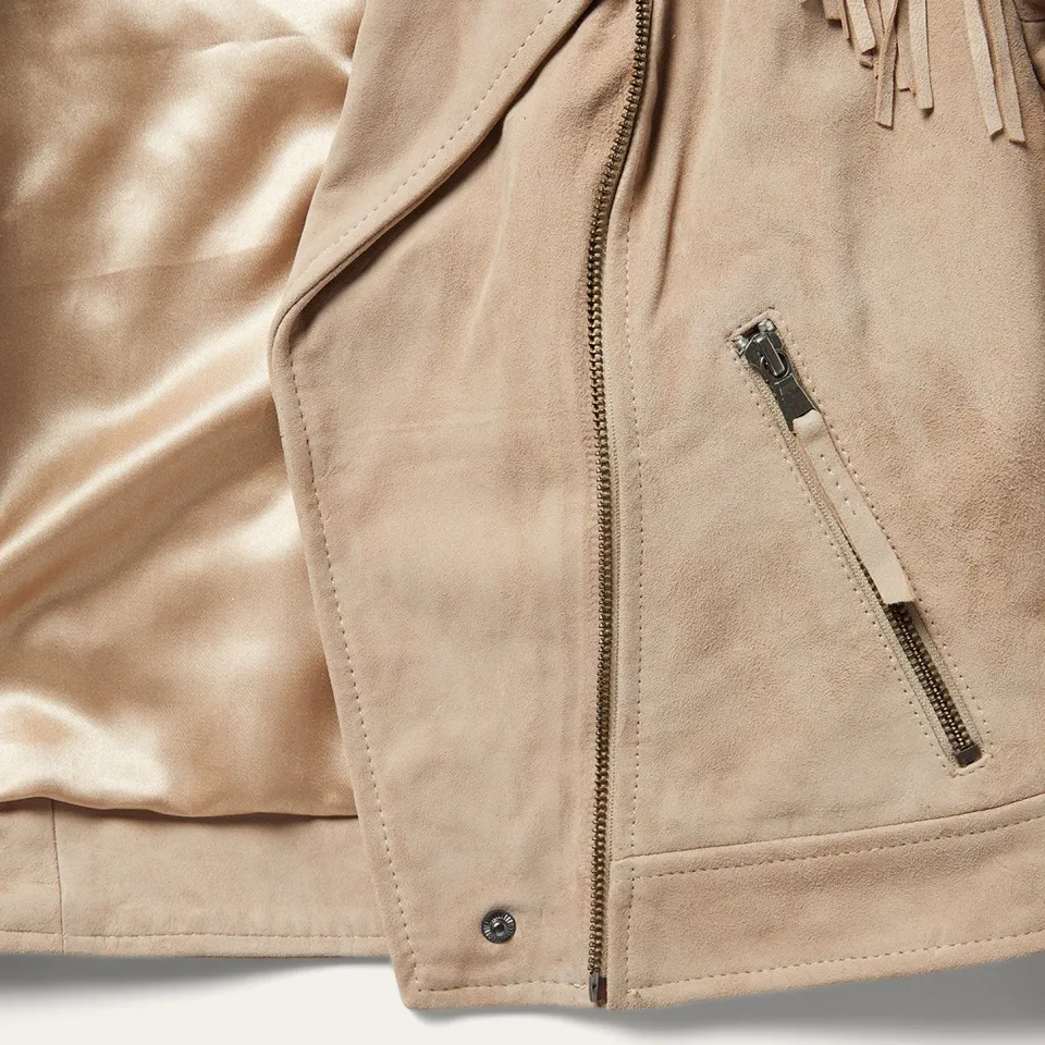 Best Stetson Premium Suede Moto Jacket Tan