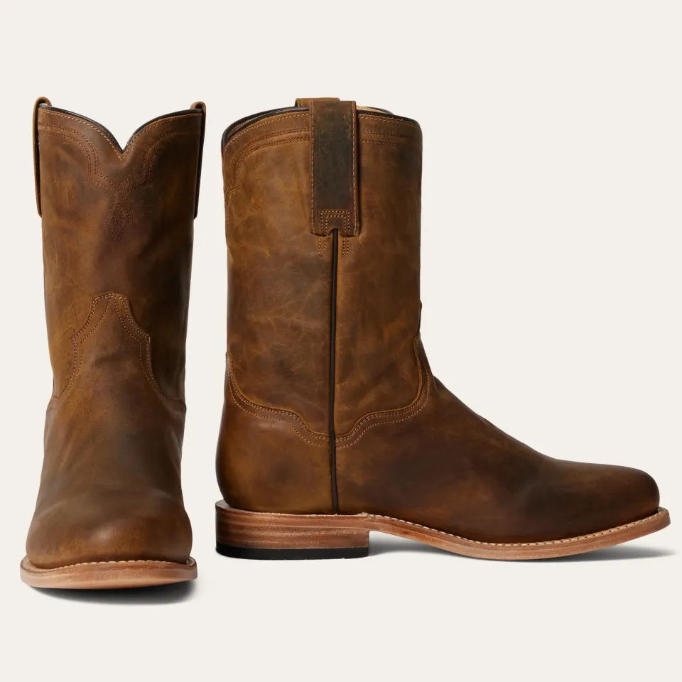 Best Stetson Puncher Boots Oily Brown