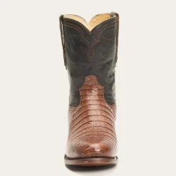 New Stetson Puncher Exotic Boots Brown