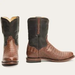 New Stetson Puncher Exotic Boots Brown