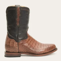 New Stetson Puncher Exotic Boots Brown