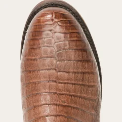New Stetson Puncher Exotic Boots Brown