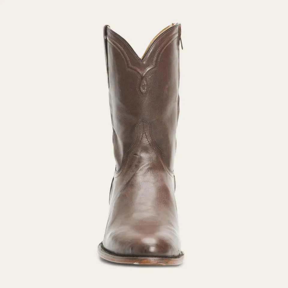 New Stetson Rancher Zip Boots Chocolate