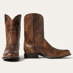 Stetson Rancher Zip Boots Brown