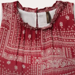New Stetson Bandana Patchwork Dress Red
