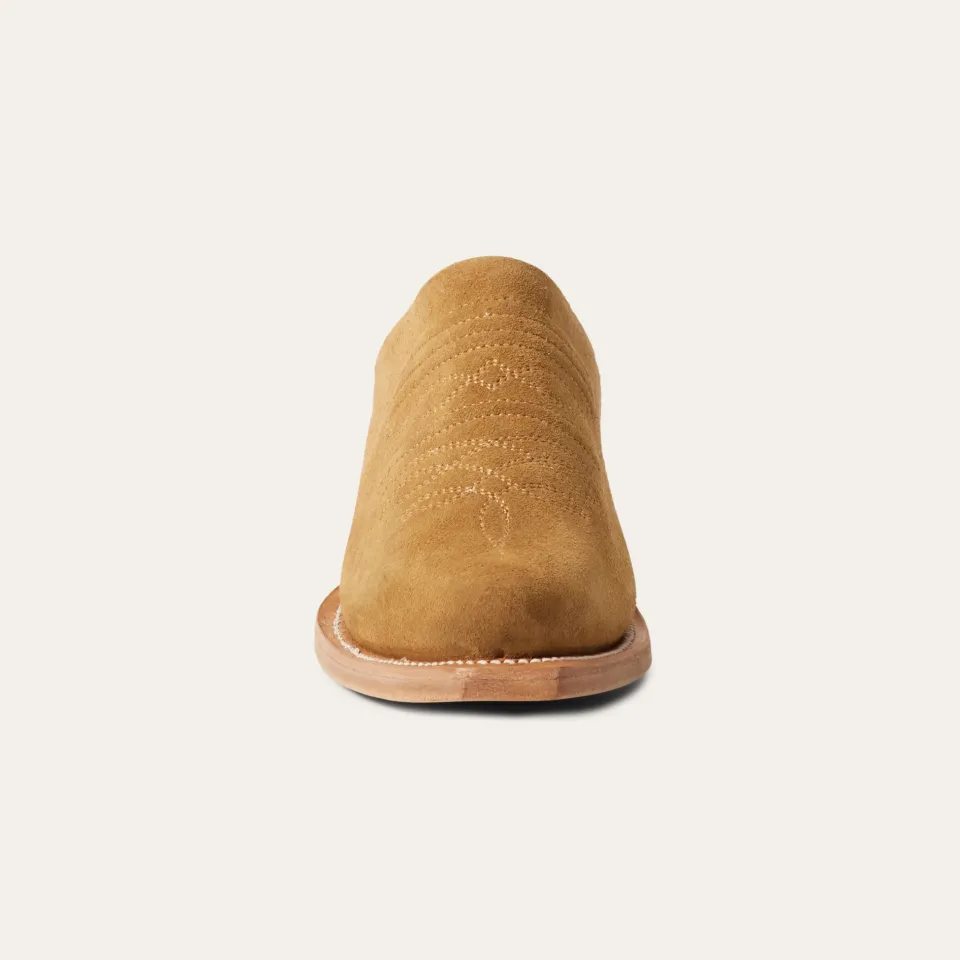 Clearance Stetson Reed Western Mules Tan
