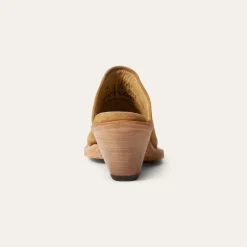 Clearance Stetson Reed Western Mules Tan