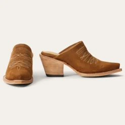 New Stetson Reed Western Mules Brown