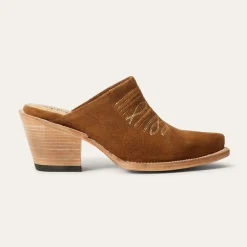 New Stetson Reed Western Mules Brown