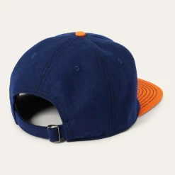 New Stetson Retro Script Baseball Cap Navy