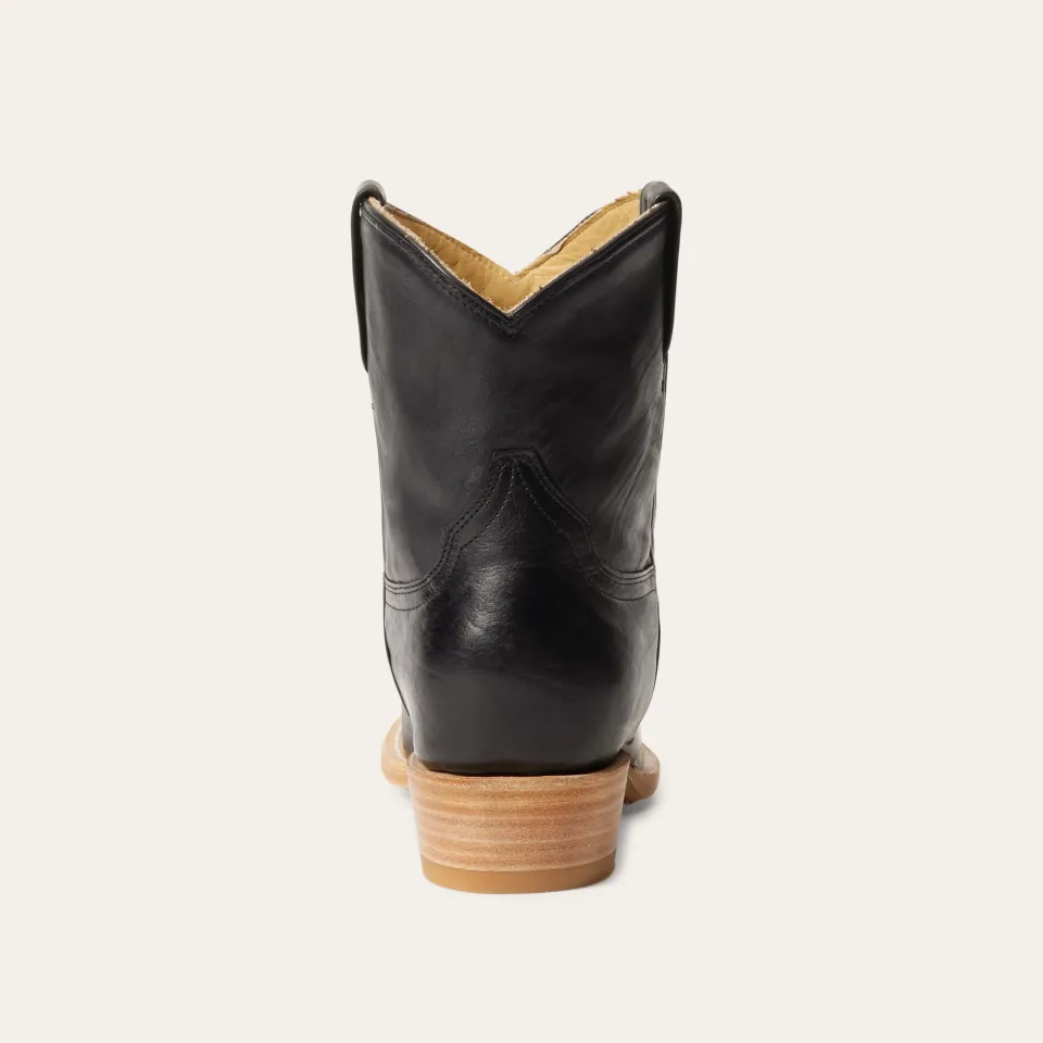 Outlet Stetson Riley Shorty Boots Black