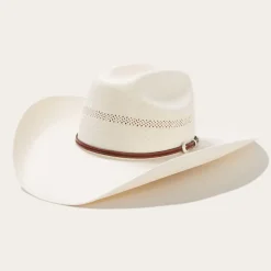 Best Stetson Rincon 10X Straw Cowboy Hat Natural