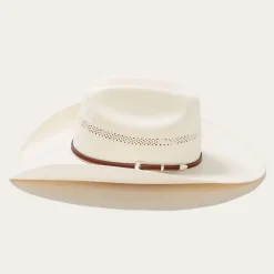 Best Stetson Rincon 10X Straw Cowboy Hat Natural