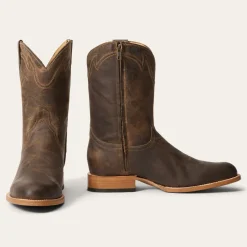 Sale Stetson Roughstock Zip Boots Brown