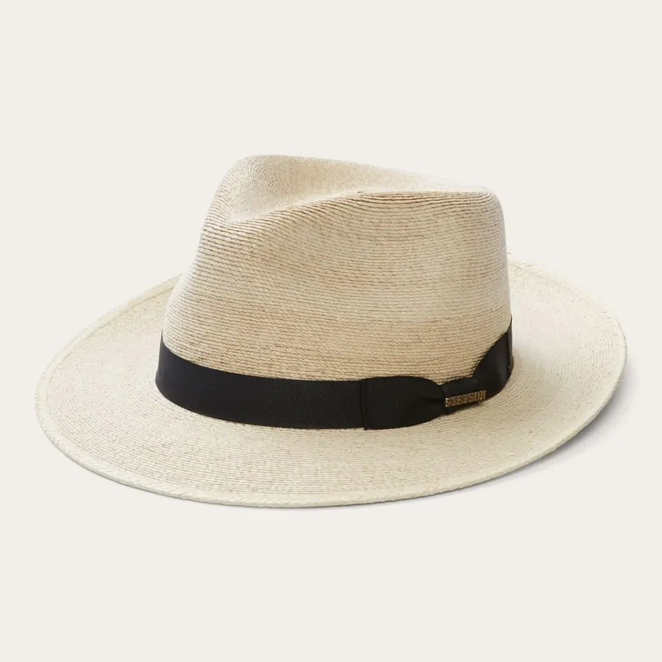 Discount Stetson Rushmore Palm Fedora Natural