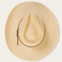 Stetson Sawmill Palm Leaf Western Hat Toasted