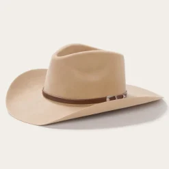 Outlet Stetson Seneca 4X Cowboy Hat Silver Sand