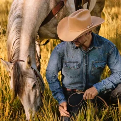 Best Stetson Shasta 10X Premier Cowboy Hat Mist Grey