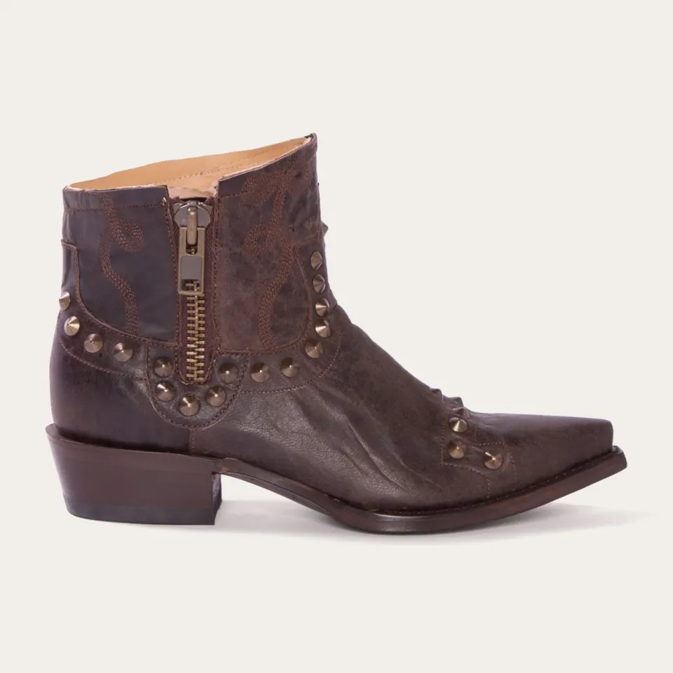 Online Stetson Shelby Sierra Studded Cowboy Boot Brown