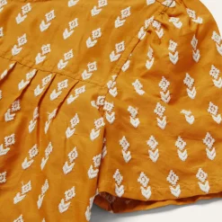 Outlet Stetson Short-Sleeved Aztec Blouse Yellow