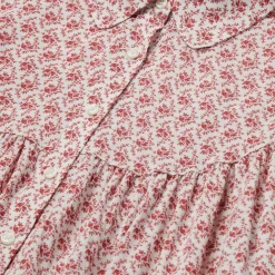 Best Stetson Short-Sleeved Cottage Floral Blouse Red