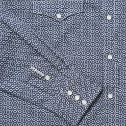 Best Stetson Snap Front Shirt in Deep Blue
