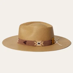 Clearance Stetson Sol Straw Fedora Sand