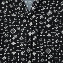 Clearance Stetson Southwestern Ditzy Print Blouse Black