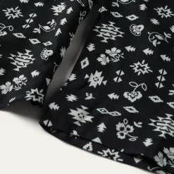 Stetson Southwestern Ditzy Print Blouse Black