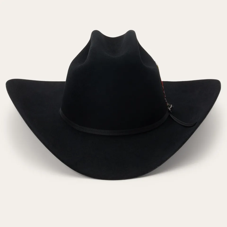 New Stetson Spartan 6X Cowboy Hat Black