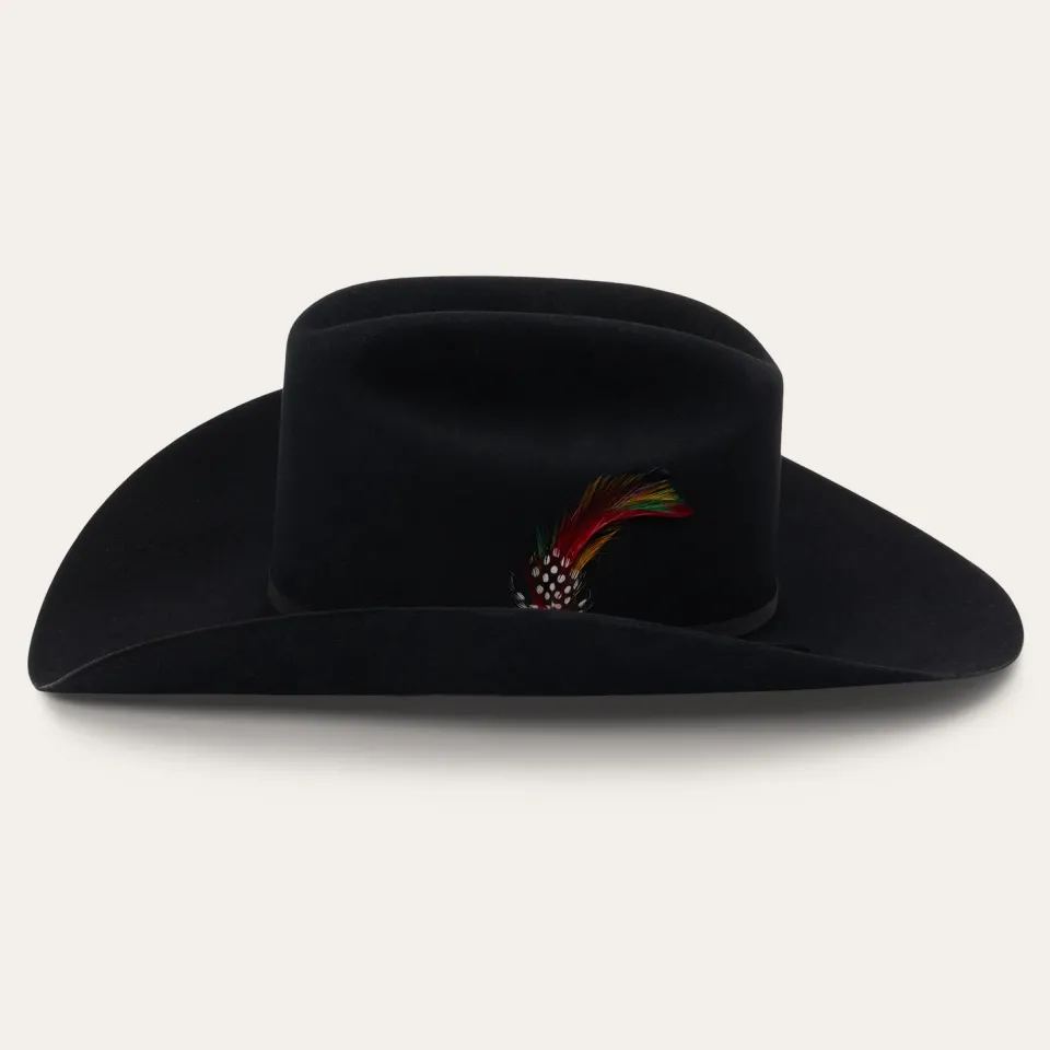 New Stetson Spartan 6X Cowboy Hat Black