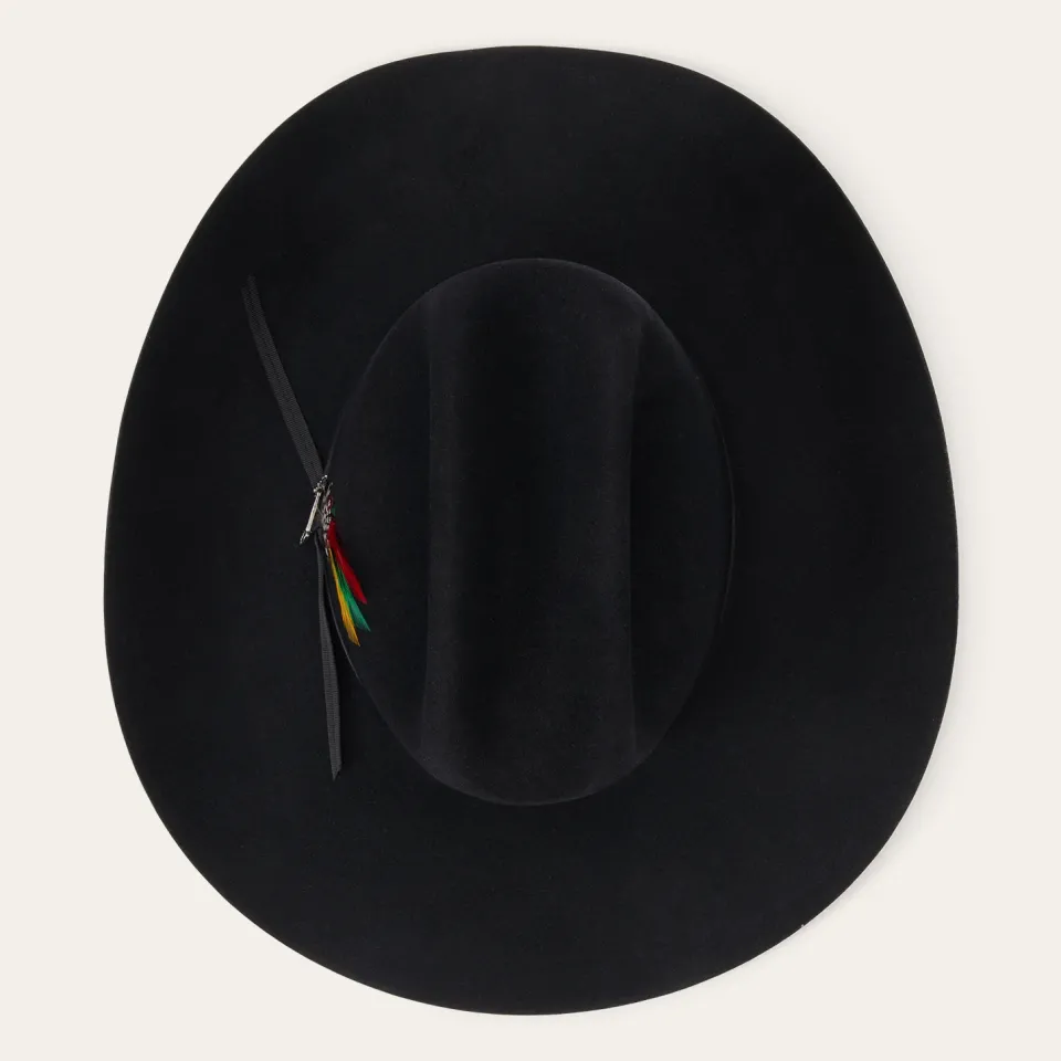 New Stetson Spartan 6X Cowboy Hat Black