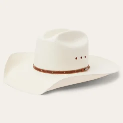 Best Stetson Stanhope 10X Straw Cowboy Hat Natural