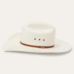 Best Stetson Stanhope 10X Straw Cowboy Hat Natural