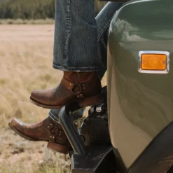 Clearance Stetson Heritage Harness Boots Brown