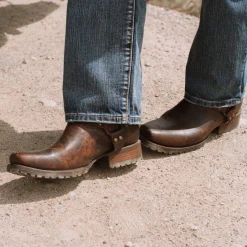 Clearance Stetson Heritage Harness Boots Brown