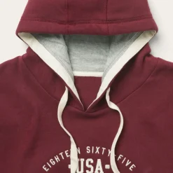 Sale Stetson Hooded Sweatshirt Red