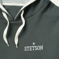Hot Stetson Hoody Star Left Chest Blue