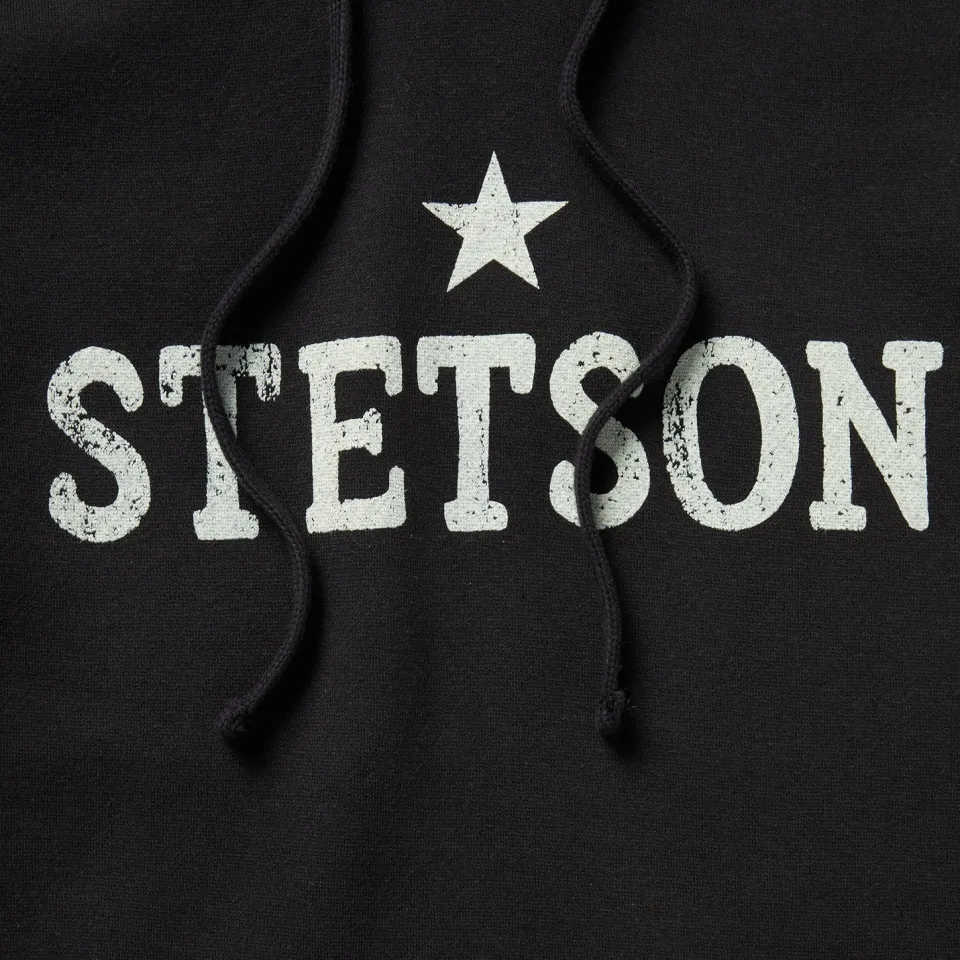 Sale Stetson Star Hooded Sweatshirt Black