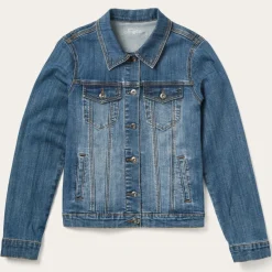 Discount Stetson Stretch  Denim Jacket Blue