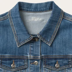Discount Stetson Stretch  Denim Jacket Blue