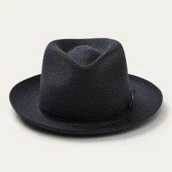 Outlet Stetson Stratoliner Hemp Fedora Black