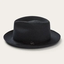 Outlet Stetson Stratoliner Hemp Fedora Black