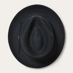 Outlet Stetson Stratoliner Hemp Fedora Black