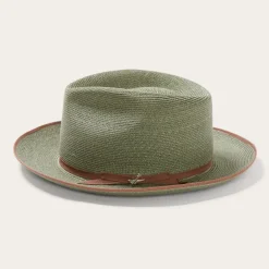 Clearance Stetson Stratoliner Hemp Fedora Sage
