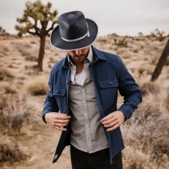 Best Stetson Stratoliner Hemp Fedora Black